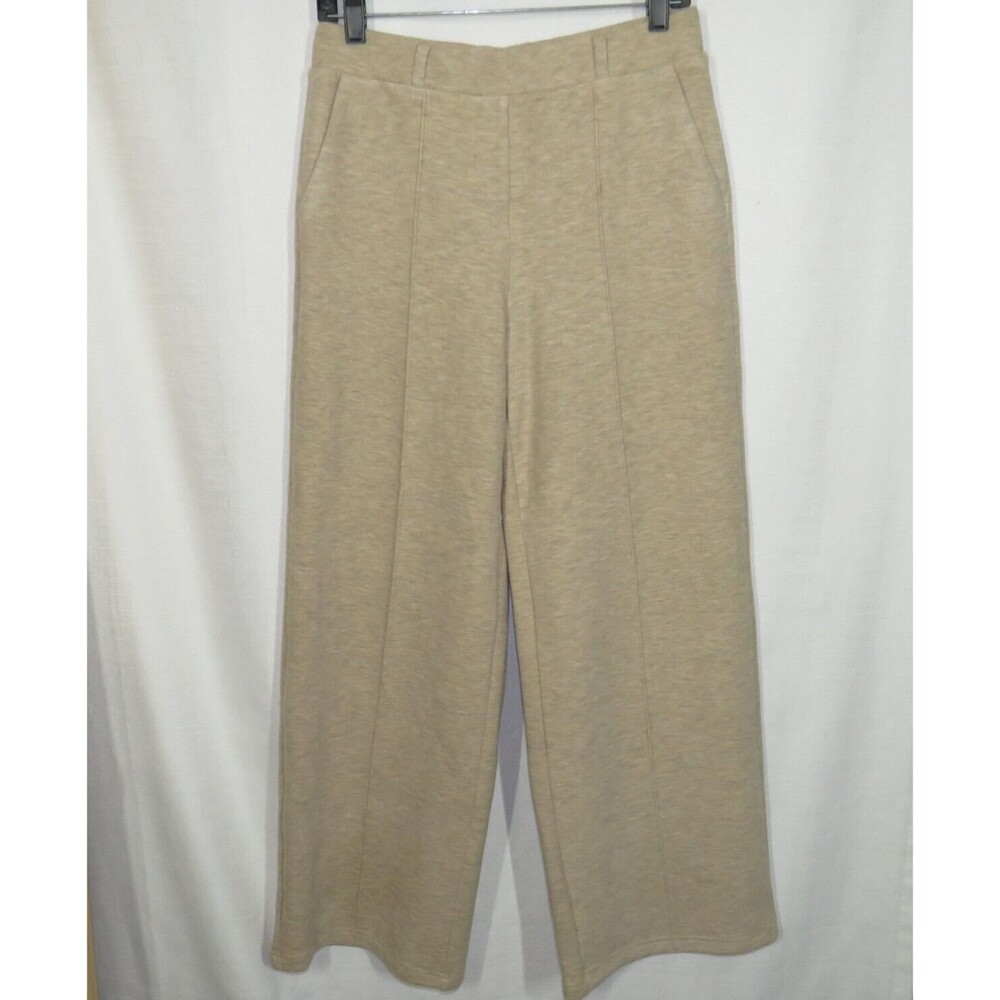 OGL FuzzLuxe Cozy Wool Blend High Waist Straight Leg Pull On Pants Size XL - Picture 9 of 10